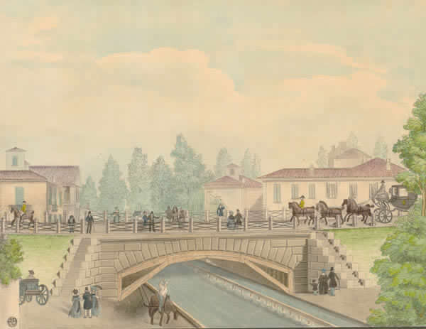 Ponte di Viale Monza. Stampa a colori
